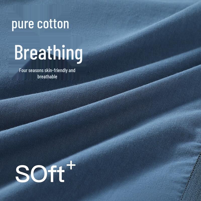 Fenteng Men's 10A Antibacterial 50s Cotton Boxer Briefs 4-Pack