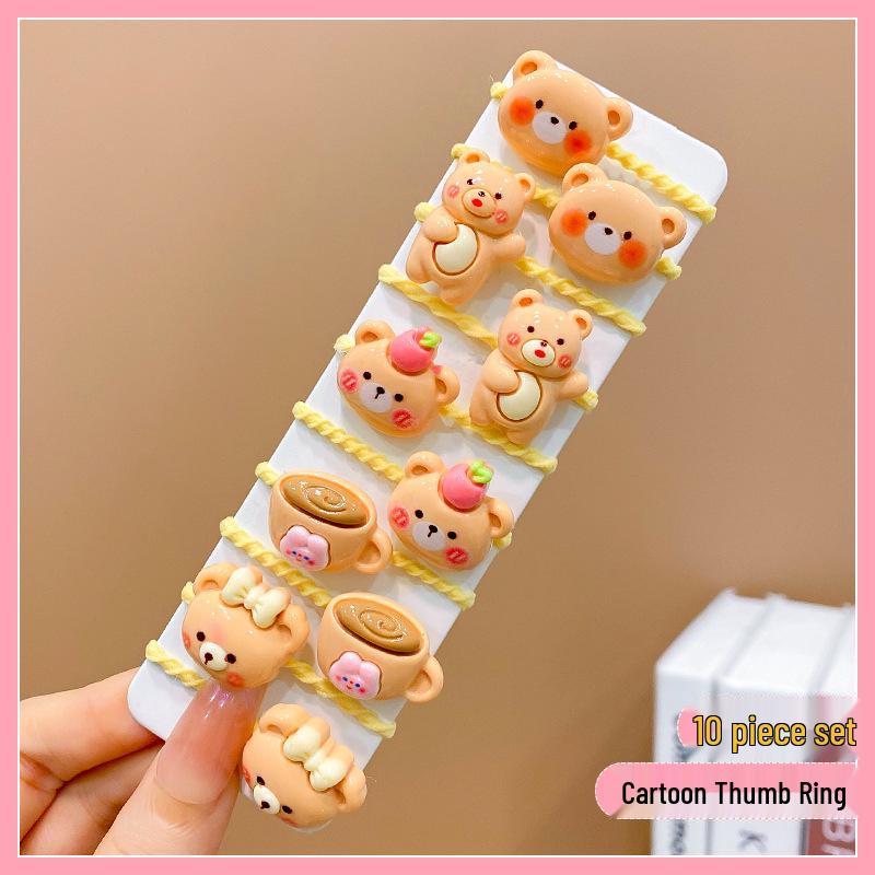 Non-Damaging High-Elastic Hair Ties: Gentle Rubber Bands for Kids' Hairstyles