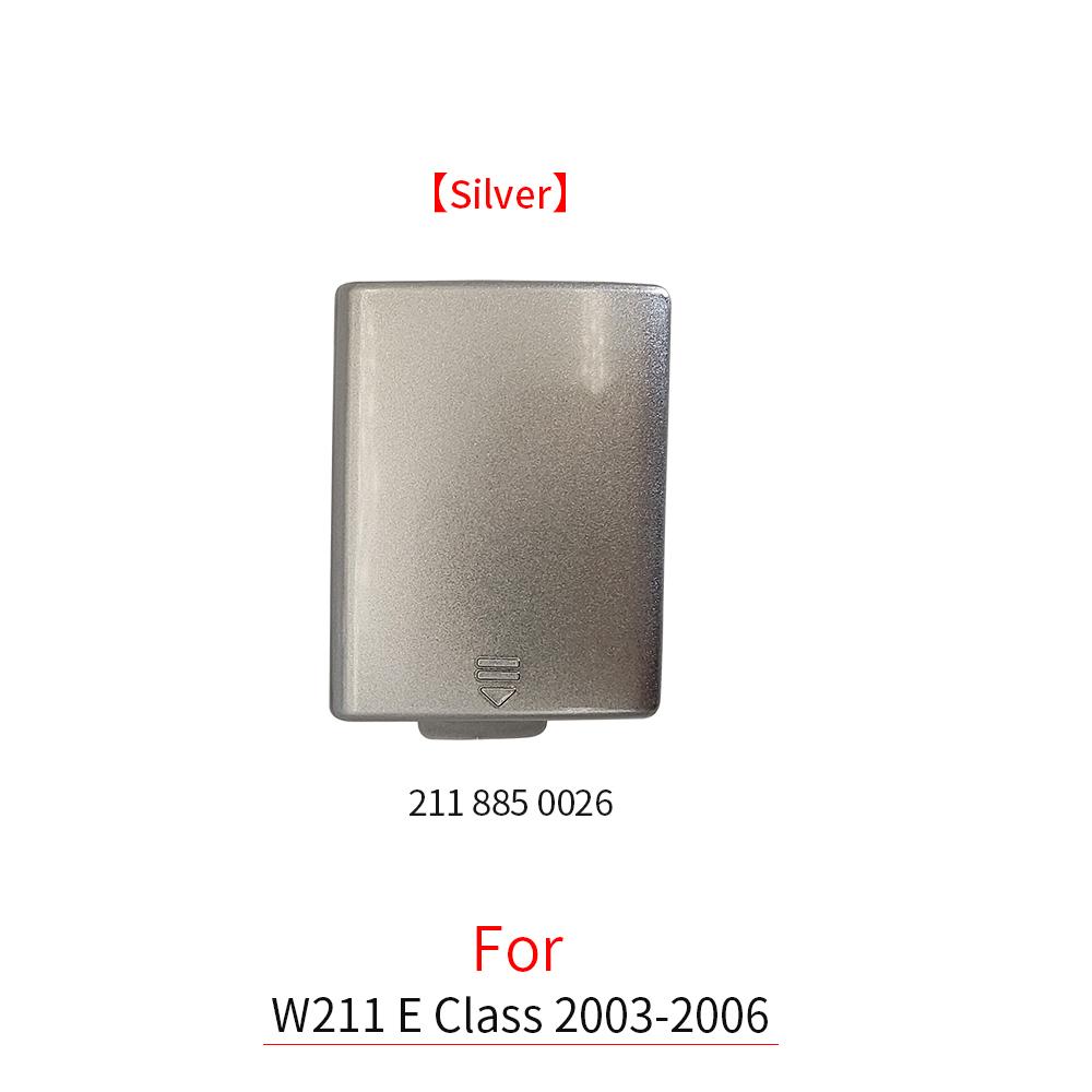 

For Mercedes W211 Car Front Bumper Tow Hook Cover Cap Black For Benz E Class 2003-2006 E260 E300 E350 E400 2118850026 срібний