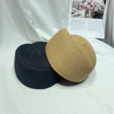 Breathable Fedora Sun Cap Vintage Look Hostess Pillbox Hat Fashion Beret Hat  Summer Season
