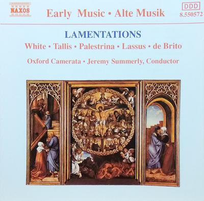 CD VARIOUS - Lamentationes  8550572 Naxos Germany Classical Used