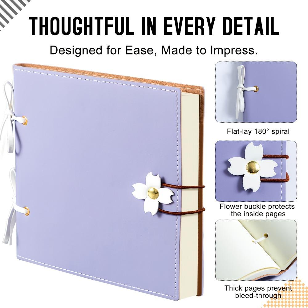 240 Pages Thickened Blank Wedding Album for Girlfriend, Boyfriend, Family