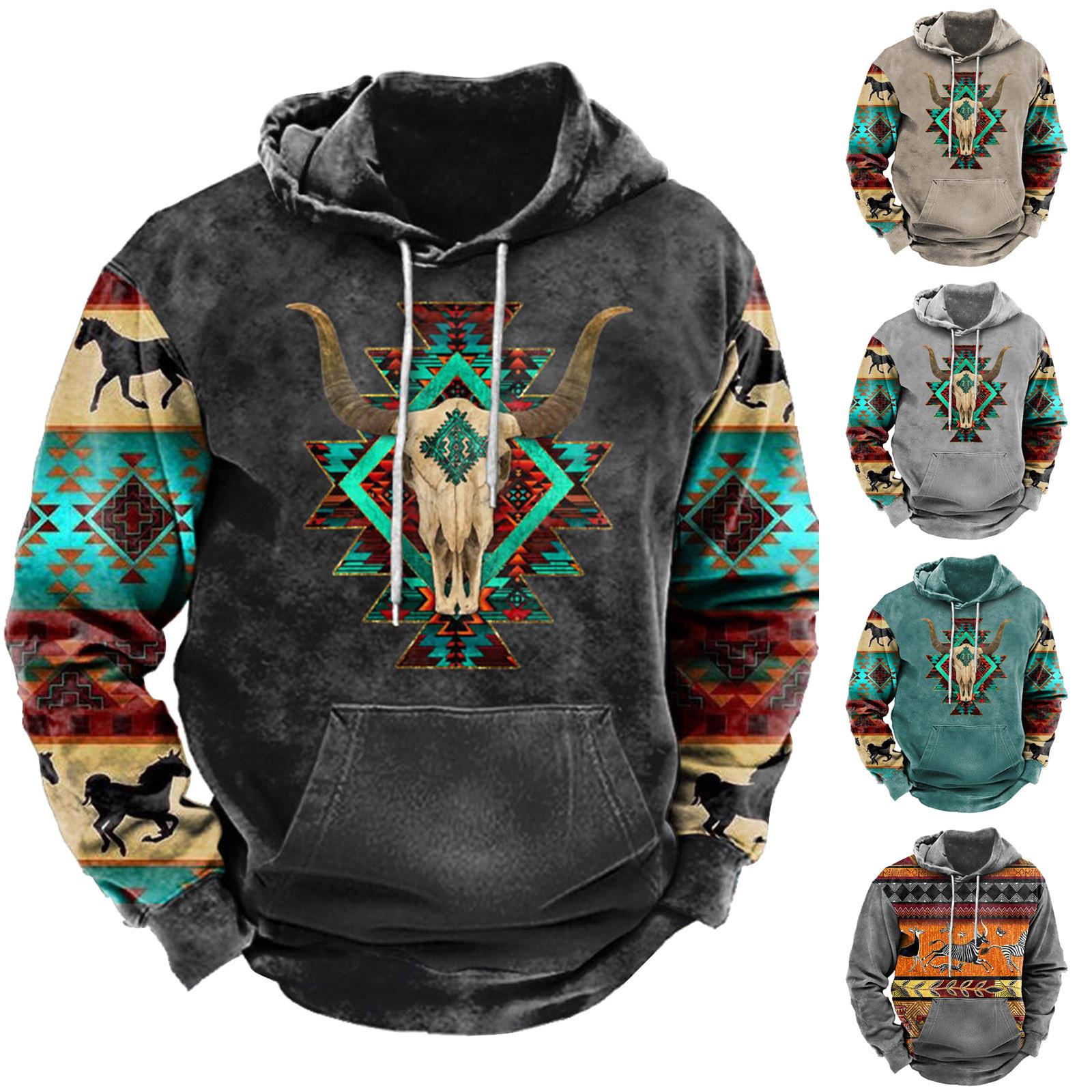 

Модний вільний чоловічий і жіночий светр з довгим рукавом і капюшоном XXL ціан