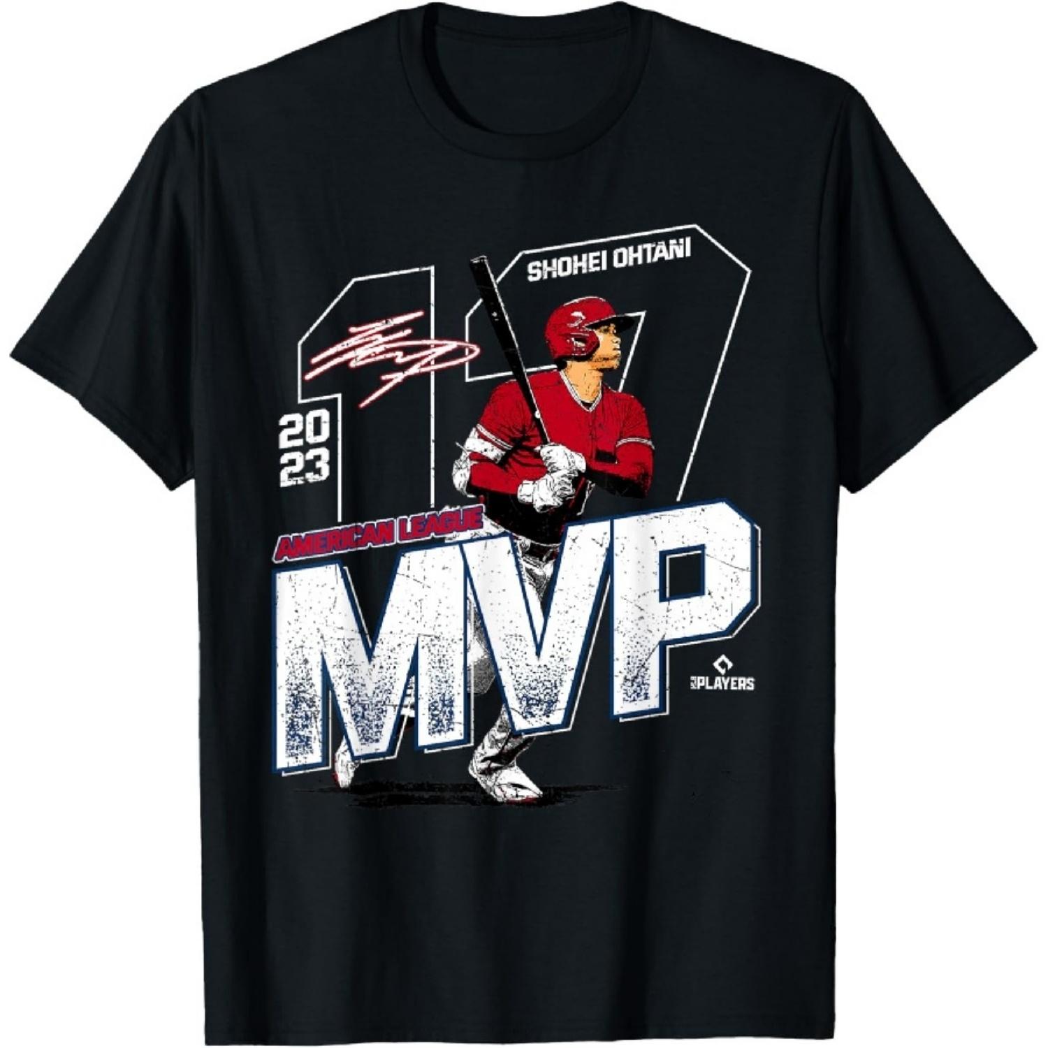 

American League MVP Shohei Ohtani Los Angeles Baseball MLBPA T-Shirt XXXXXL
