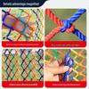 Colorful Children's Safety Net for Balcony & Stairs - Nylon Fall Protection & Decorative Fence