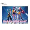 Thick Balloons K-POP Witch Squad Birthday Party Decor Kit Themed Banner And Balloon Decoration Signsfor Music Dance Theme Celebration Fan Meetings
