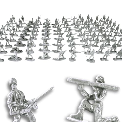 

100 Военных Фигурок, Фигурки Солдат, Военные Фигурки, Разные Типы, Солдатики, Зеленые Солдатики, Игрушечные Солдатики, Военные, Солдат (Серебряный)