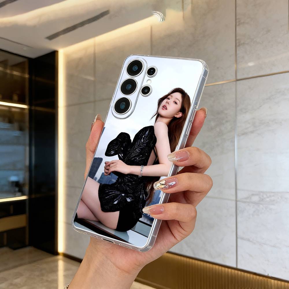 

Chinese actress-Zhao Lusi Phone Case For Samsung S25,S24,S21,S22,S23,S30,Ultra,S20,Plus,Fe,Lite Transparent Cover Samsung S20fe