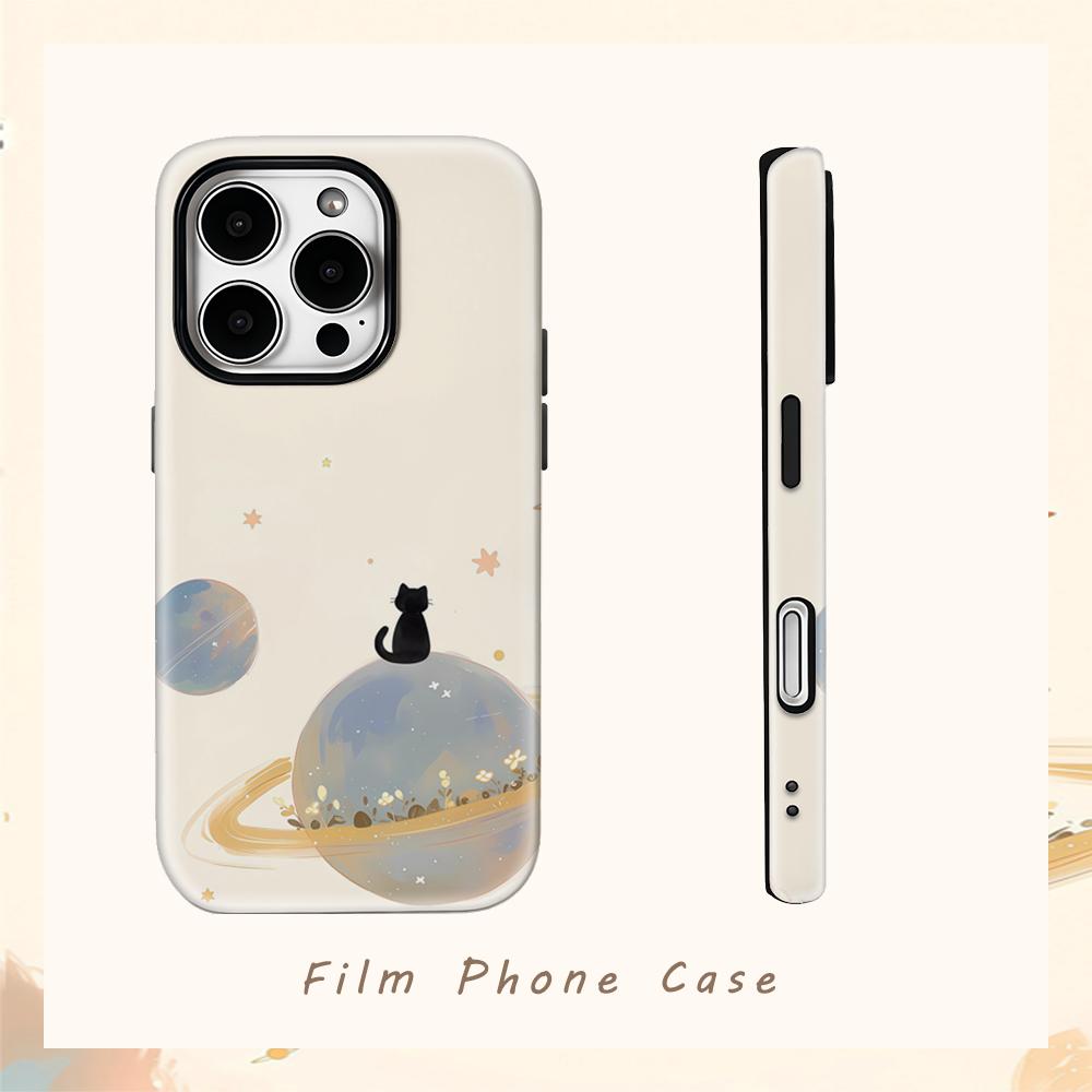 Cosmic Black CatFor Magnetic Phone Case for IPhone 17 16 15 14 13 Pro Max Plus Single Double-layer Tough Case