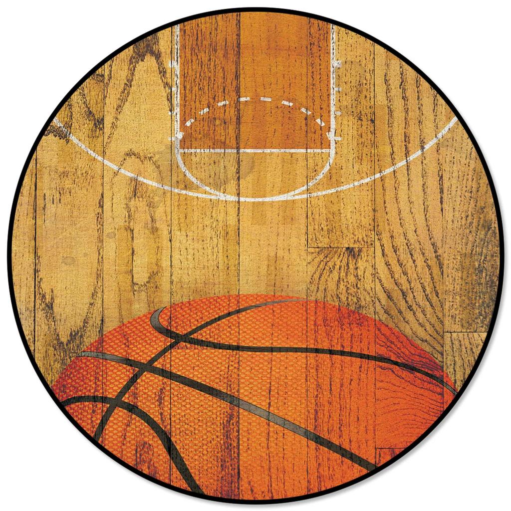 Custom Logo Mat Circle Carpet Anti-Slip Round Area Rug Large for Home Living Room Bedroom Decor Chair Drum Rug Chair Doormat