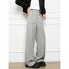 Autumn new trendy brand men's small trousers, rivet straight-leg trousers, wide-leg casual trousers, and long trousers for men are available for sale.