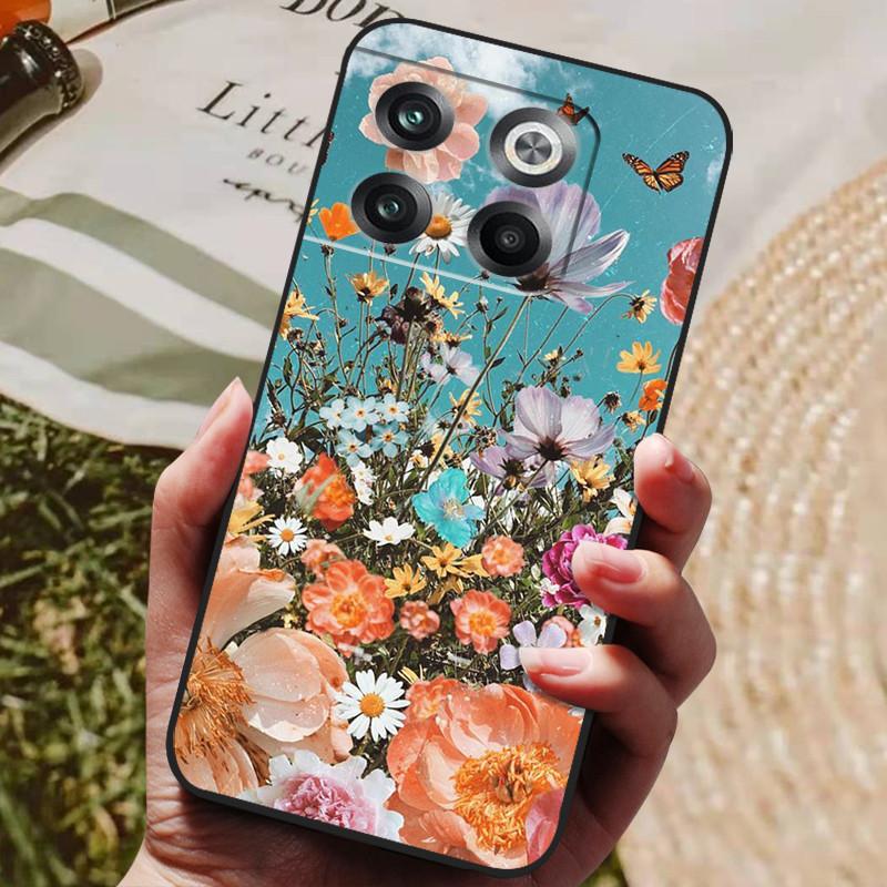 För Fodral OnePlus 10T 5G Fodral OnePlus 10T 5G Coque Silikon Stötfångare Mjuk TPU Stötsäker Baksidesfodral För One Plus 10T 10 T Fundas