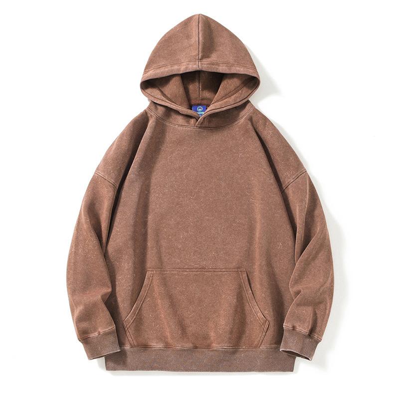 Men's Oversized Hoodies Cotton Hooded Sweatshirt Pullover Tops Casual Vintage Hooded Sweatshirt for Men Fall Long Sleeve Hooded Shirts With Pocket