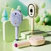 Electric Steam Hair Brush with Water Spray Reduce Frizz Anti-Static Misting Hairbrush Cordless Fluffy Hair Detangling Brush