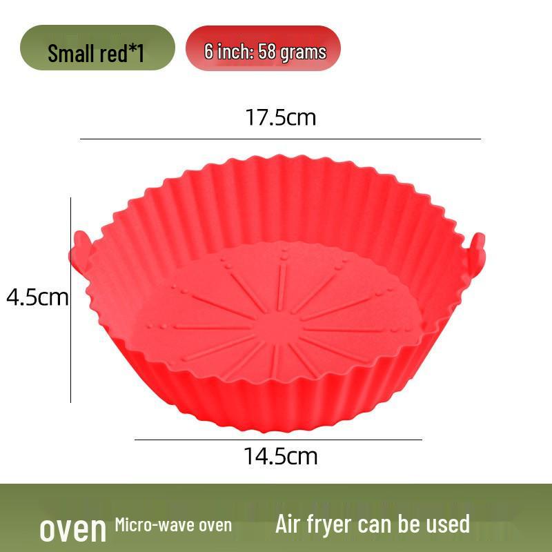 Silicone Air Fryer Mat: Heat-Resistant, Non-Stick Baking Mat for Round Pans