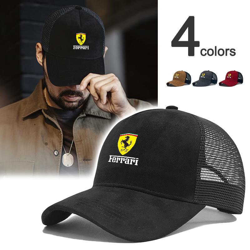 Fahion Car Sport Hats Casual Baseball Caps Women Men Sunscreen Cap For Ferrari SP1 812 F40 SF90 458 488 599 612 FF F12 Accessory