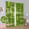 2pcs,2D plane printing Curtains Digital Printed Johyna Collage Versatile Fabric (without rod) Versatile All Use for Season Home
