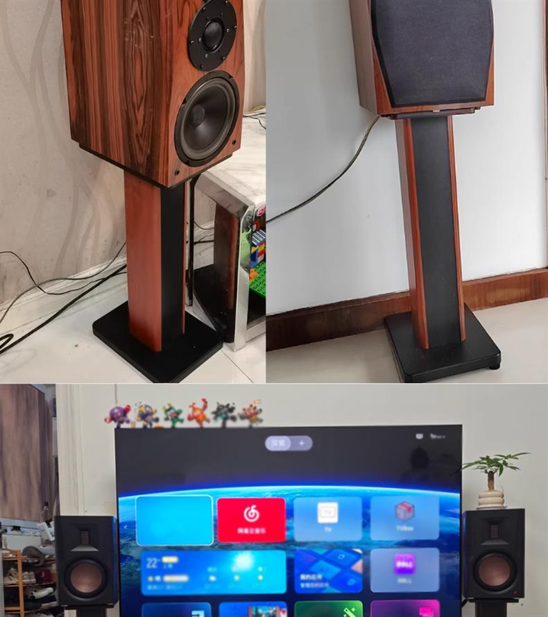 Holz-Lautsprecherständer für 10-12 Zoll Heimkino- & KTV-Systeme