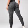 High-Waist Seamless Yoga Pants - European and American Style, Hip-Lifting, Frosted Finish, Women's Fitness Wear