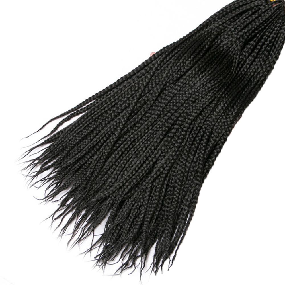 Crochet Braided Long Extension Twist Synthetic Color Block Wig KTB