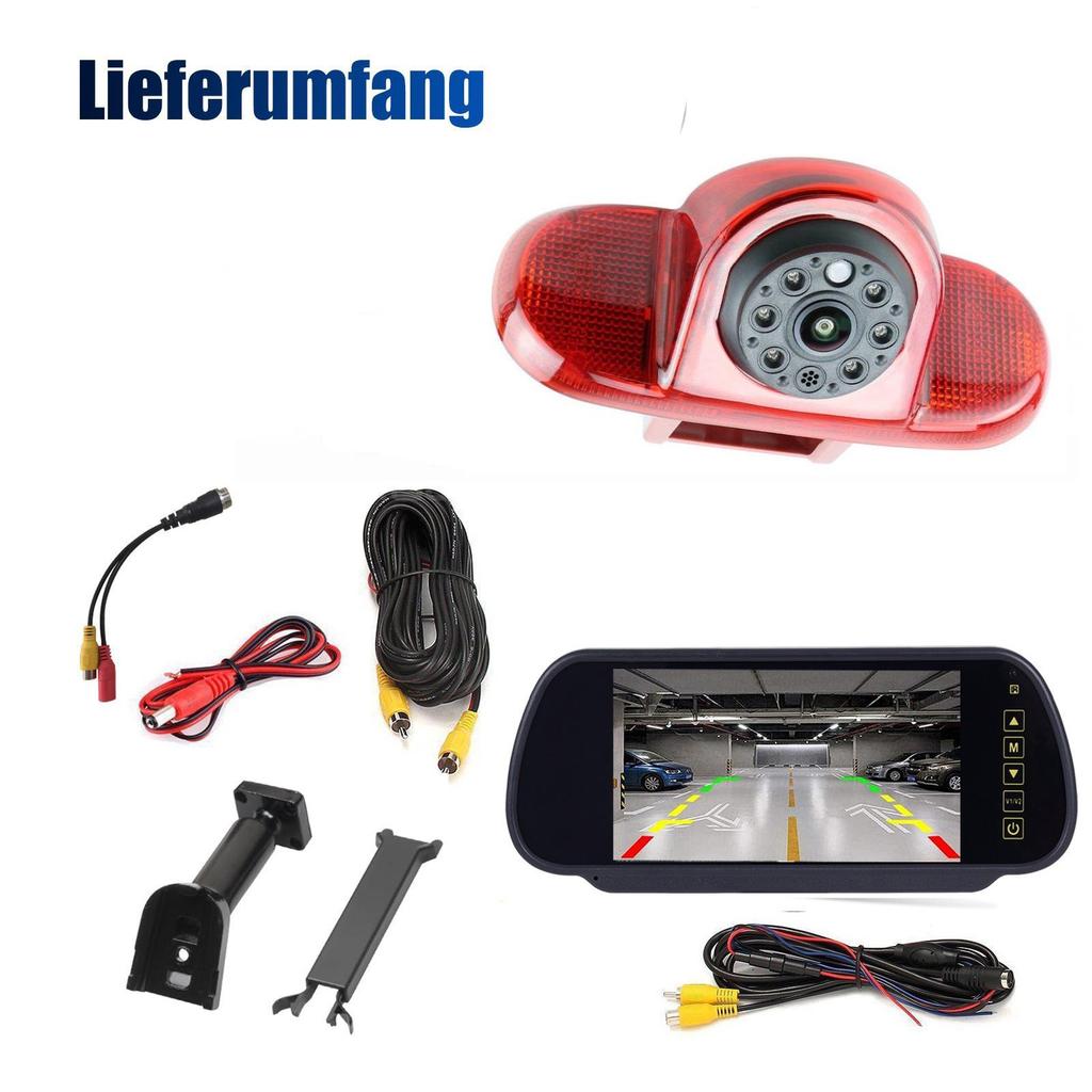 4.3-inch Rearview Mirror Display Camera for Renault Trafic & Opel Vivaro