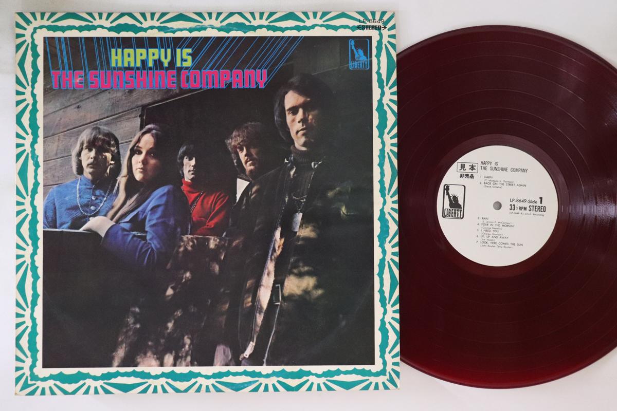 

LP Record SUNSHINE COMPANY Happy Is LP8649PROMO LIBERTY 1967 Japan Rock Used
