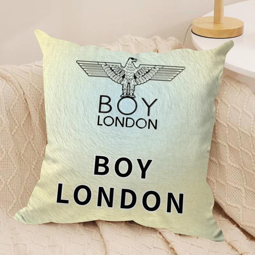 Marke B-BOY LONDON Kissenbezug Weicher Plüschstoff Beidseitig Bedruckter Sofakissenbezug für Alle Jahreszeiten Wohndeko Geschenk