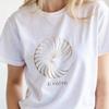 Evolve T-Shirt | Minimalist Spiritual Tee | Luxe Geometric Shirt | Mindfulness Aesthetic Top | Self Growth Gift for Her