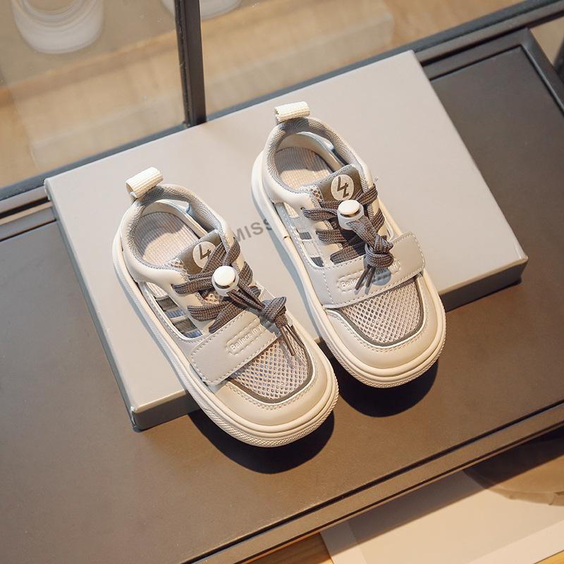 Children's Summer Sports Sandals Girls Mesh Medium and Older Children's Casual Sandals Boys' Fashion Hollow Shoes 2025 New