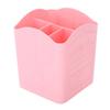 Storage Box Stationery Cosmetic & Manicure Tools Container with   Tower Pattern Pink