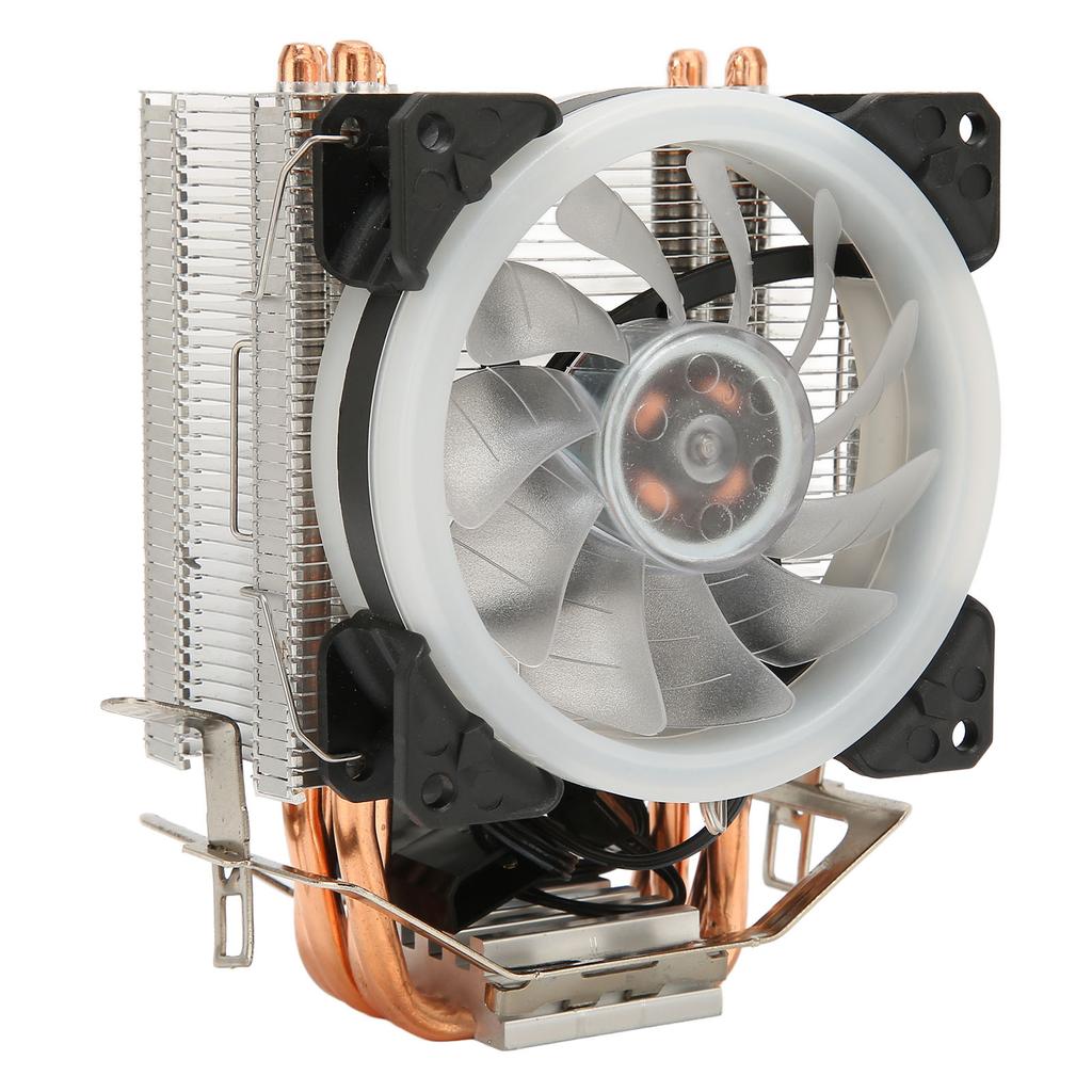 CPU-Kühler mit RGB-Beleuchtung 9,2cm Lüfter 12V 3PIN 4PIN Schnittstelle Plug and Play CPU-Kühlungs Lüfter Leiser CPU-Lüfter für Desktop