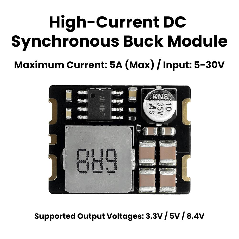 5A Mini DC-DC Buck Step Down Converter Board Module 5V-30V To 3.3V 5V 8.4V DC-DC Voltage Regulator PCB Board Power Buck Module