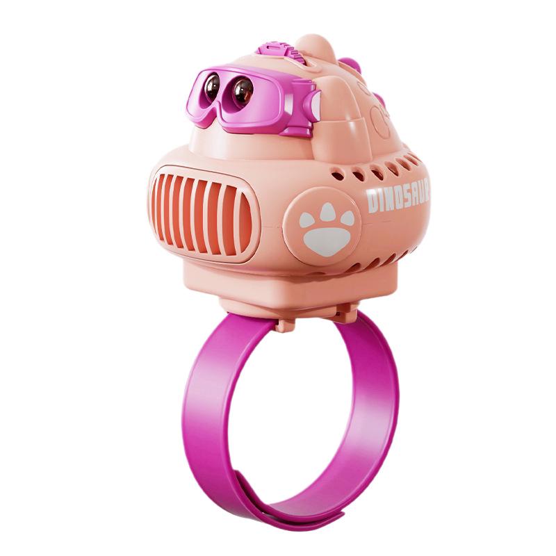 Children's Cartoon Dinosaur Projection Watch Fan