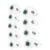 9PcsCelsiusSet PU Iron   Head Covers Set   Iron Headcover   Rod Head  ive Cover