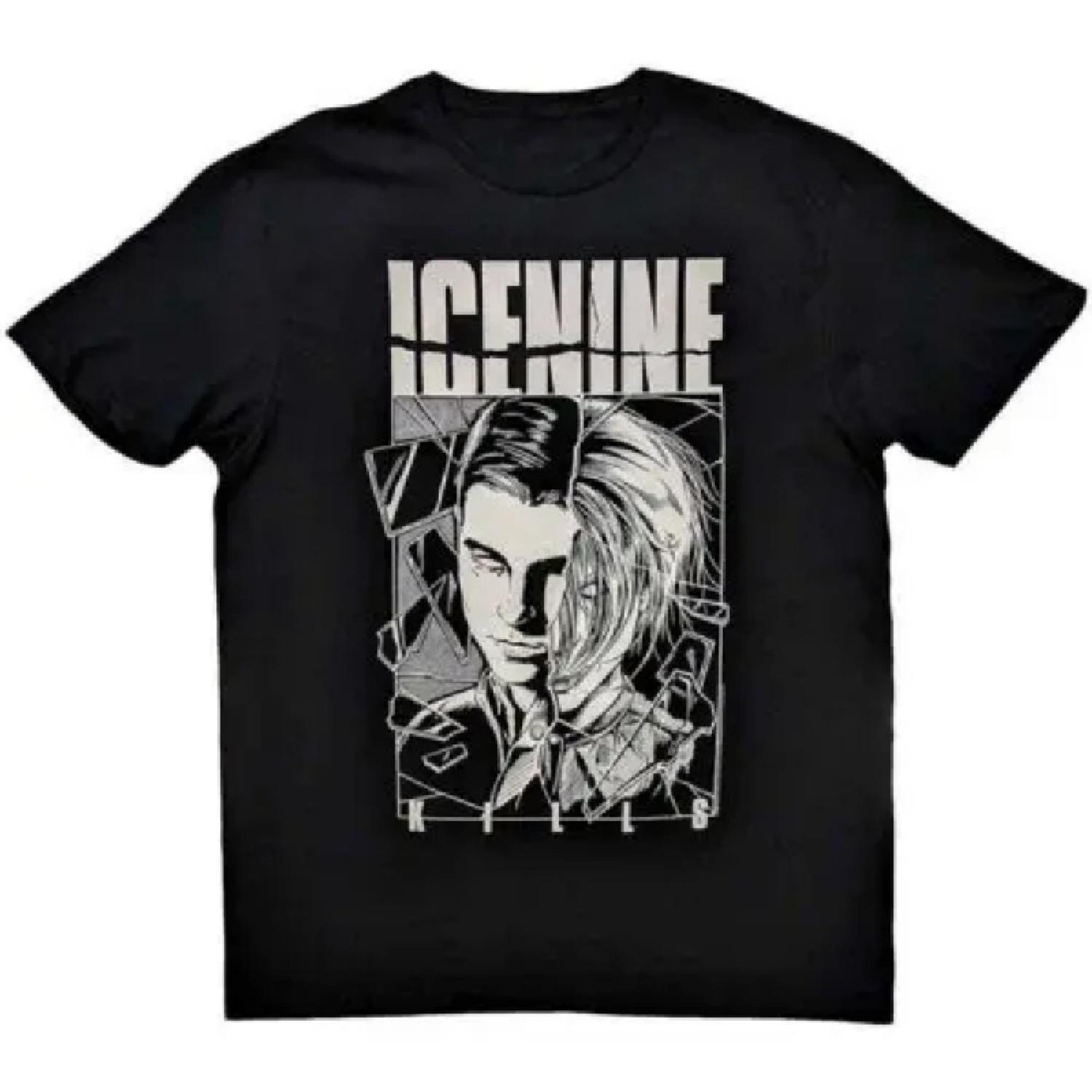 

Ice Nine Kills Shower Scene Split Face T-Shirt Black New M чорний