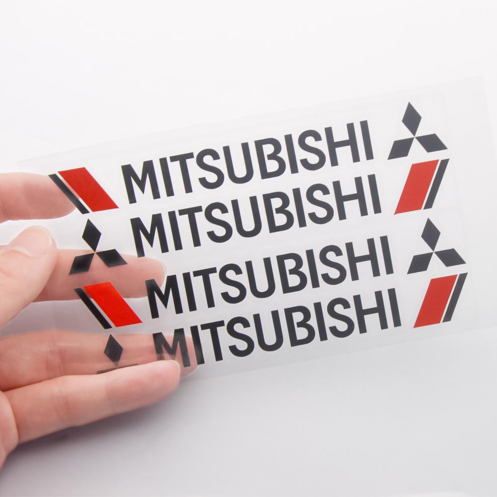 

Car Door Handle Scratch Protection Sticker Door Handle Sticker Logo Style For Mitsubishi Space Star Lancer Outlander ASX Pajero