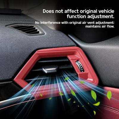 For BMW 3 4 Series G20 G26 2020-2025 Silicone Protective Covers for the Air Outlets On Both Sides of the Dashboard Accessories