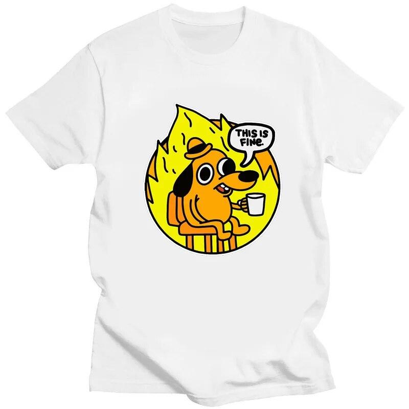 Tričko Kawaii To je v pořádku Věci budou v pořádku Meme Creative Tričko Dárek pro přátele Harajuku Unisex Dámské Tričko Unisex oblečení