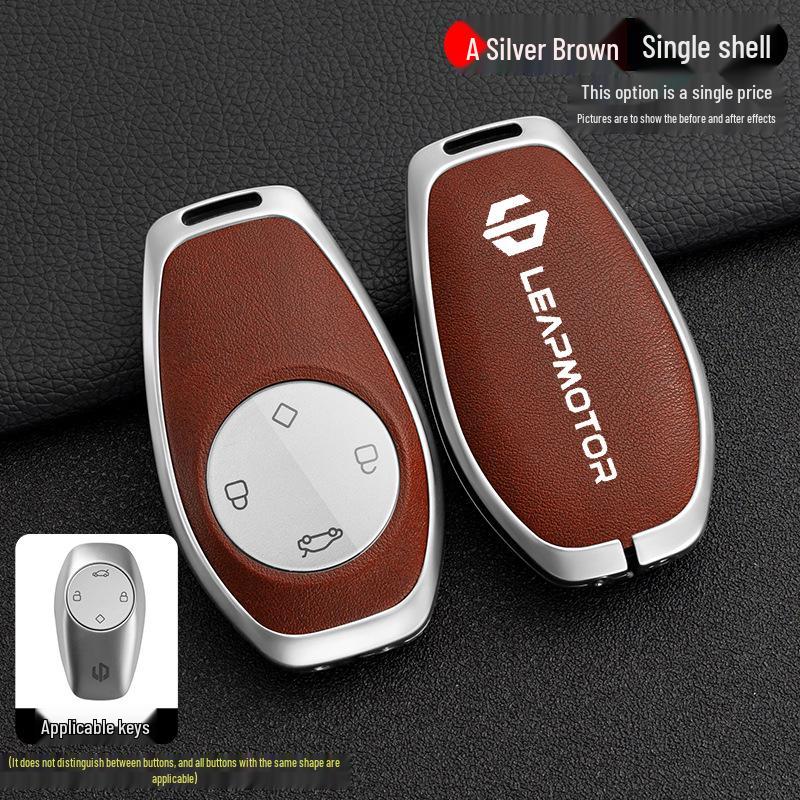 Leapmotor T03/S01/C01 Key Case: 2021 High-End Metal Protective Shell
