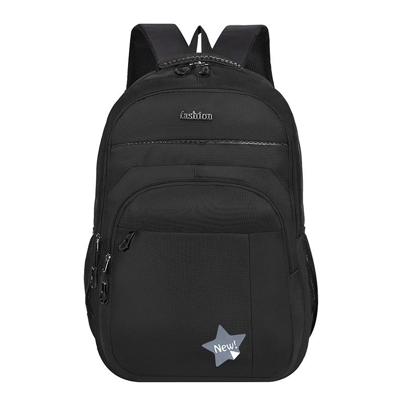 Schoolbag Backpack Men's Business Short-distance Business Travel Bag Simple Casual Multi-compartment School Bag Large Capacity Backpack Wholesale