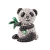 Chinesische Nische Design Panda Brosche weibliche Cartoon Tier Strass Broschen für Frauen Pin Kleidung Zubehör Schmuck Geschenke