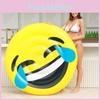 New Smiley Face Inflatable Ride-on Pool Float For Adults Eco-friendly Pvc Material Trendy Design