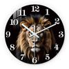 High-Quality Wooden High-Quality Wall High-Quality Clock High-Quality With High-Quality Lion High-Quality Pattern, 10-24Inch High-Quality Silent