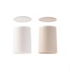Toothbrush holder, Wall Mount Bathroom Storage White+Gray+Khaki