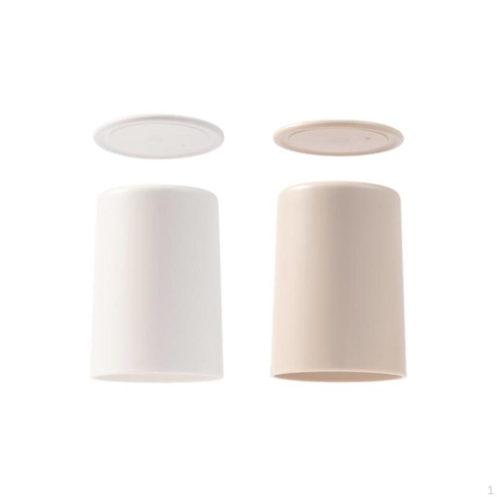 Toothbrush holder, Wall Mount Bathroom Storage White+Gray+Khaki