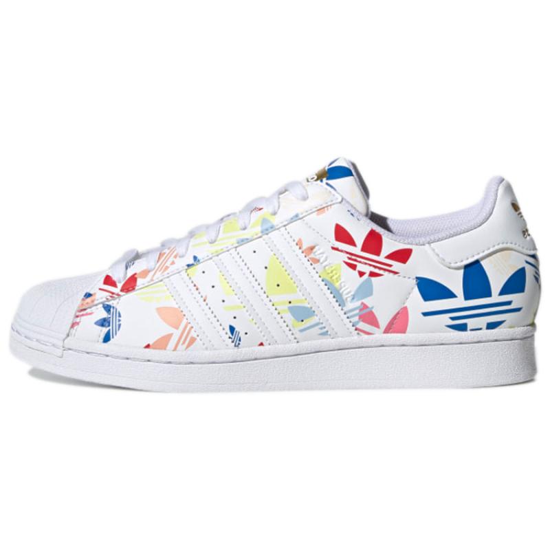 

Adidas Superstar Allover Trefoil White Multi Sneakers H00183 43⅓