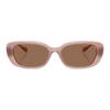 Versace Logo Design Nylon Rectangular Sunglasses Women's Pink 65997961 VE4504D553573-Pink 56