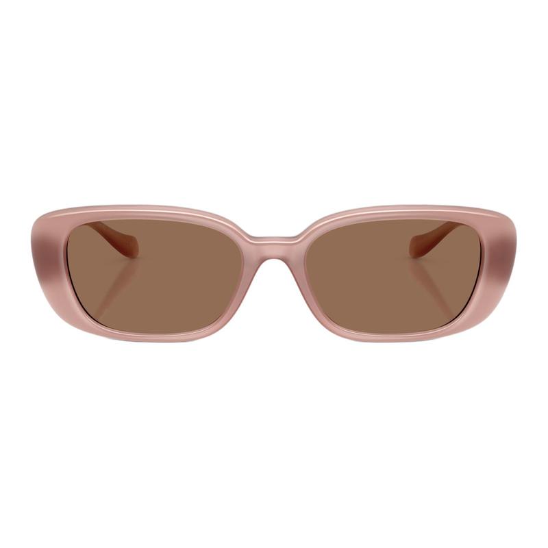 Versace Logo Design Nylon Rectangular Sunglasses Women's Pink 65997961 VE4504D553573-Pink 56