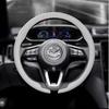 8DNappa leather Car Steering Wheel Cover For Mazda CX-30 CX30      2024 Non-Slip Washable Auto Accessories