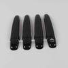 Carbon Fiber Pattern Door Handle Stickers for 2003-2008 Toyota WISH - Bright Black Door Bowl Decoration